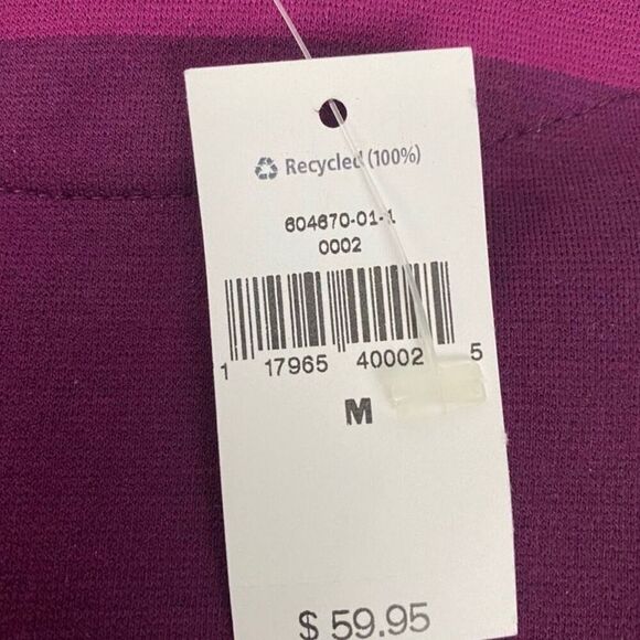 Gap Box Pleat Wide Stripe Pink Dress size Medium NEW - Picture 3 of 6